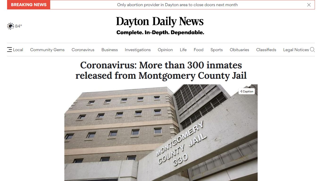 300 inmates released from county jail since coronavirus outbreak