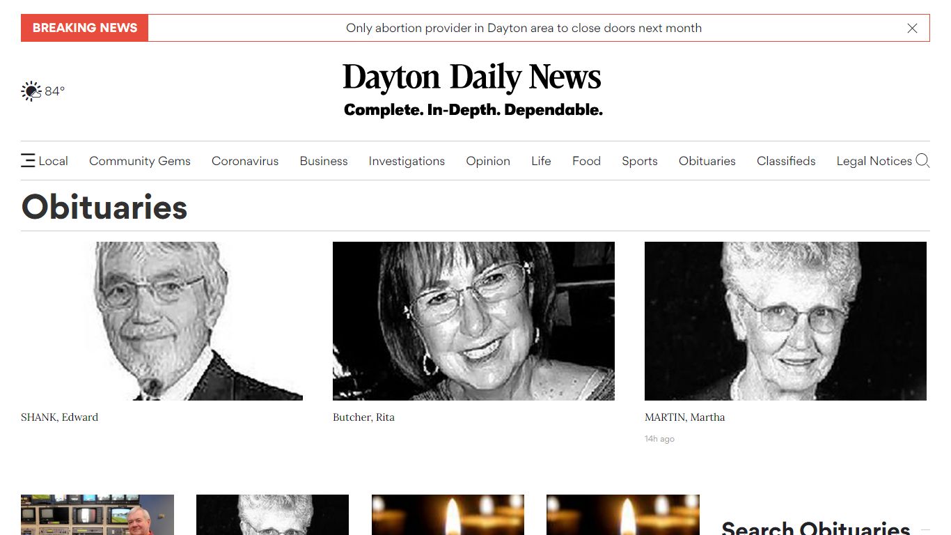 Dayton Obituaries & Deaths - dayton-daily-news