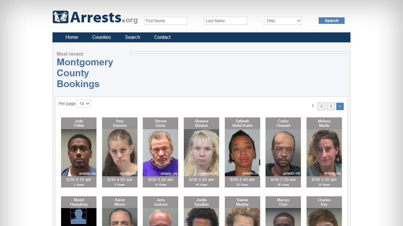 Montgomery County Arrests and Inmate Search